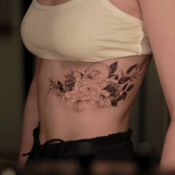 Fine Line tattoo by Виталина in Воронеж