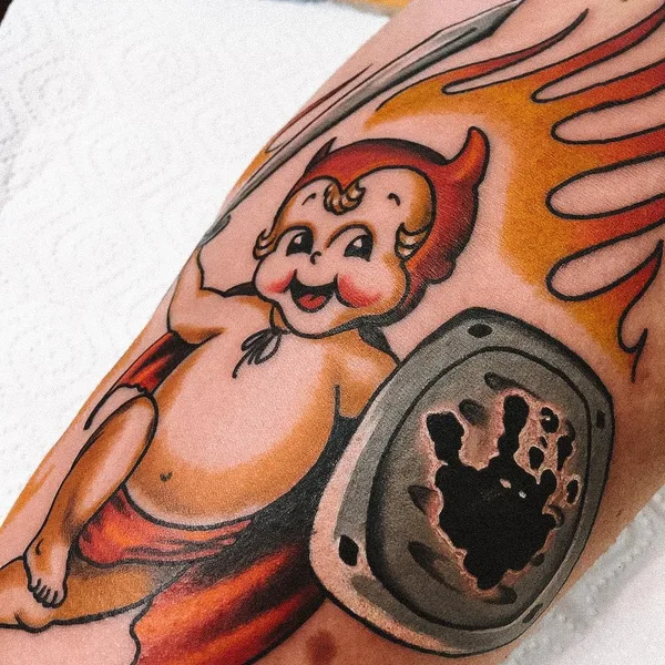Traditional tattoo by Цуриков Иван in Воронеж