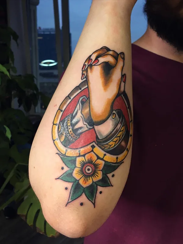 color traditional татуировка на forearm #48301 | Тату мастер Цуриков Иван