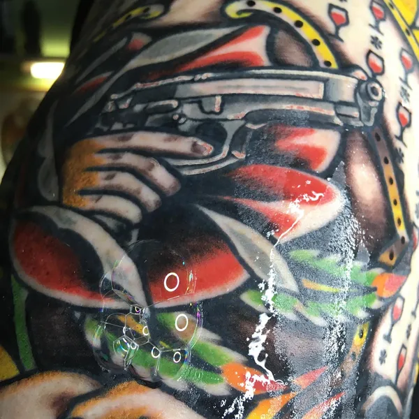 Traditional tattoo by Цуриков Иван in Воронеж