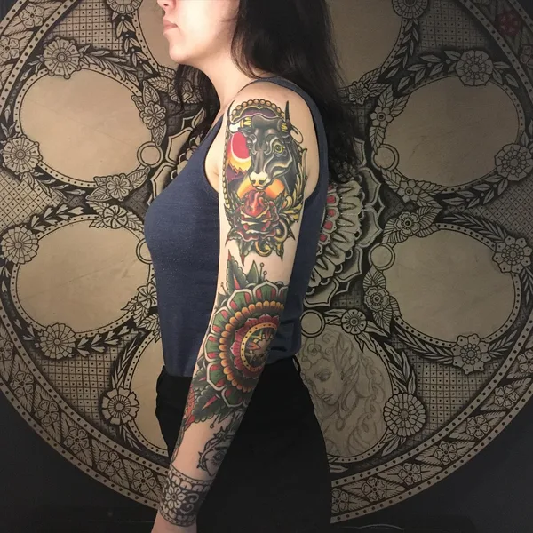 Traditional tattoo by Цуриков Иван in Воронеж