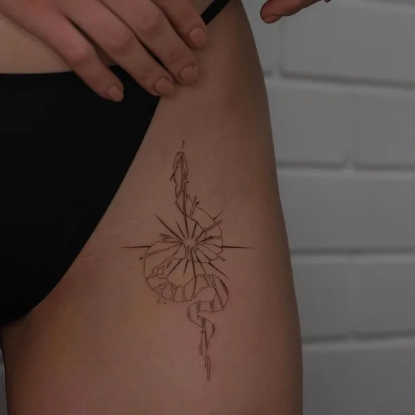 Ботаника tattoo by Настя Sidor in Воронеж