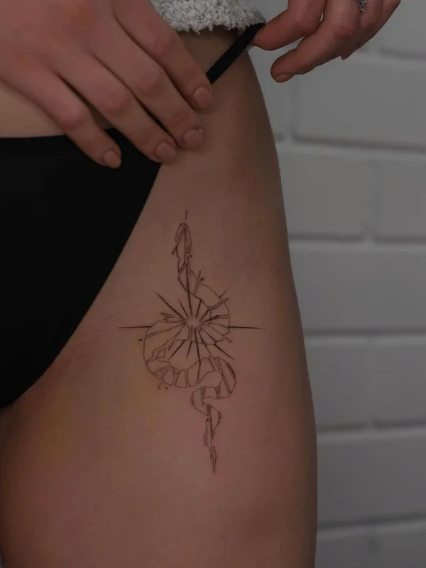 Ботаника tattoo by Настя Sidor in Воронеж
