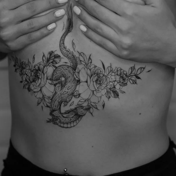 Ботаника tattoo by Настя Sidor in Воронеж
