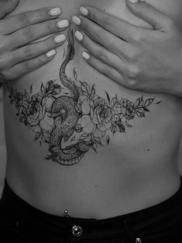 Ботаника tattoo by Настя Sidor in Воронеж