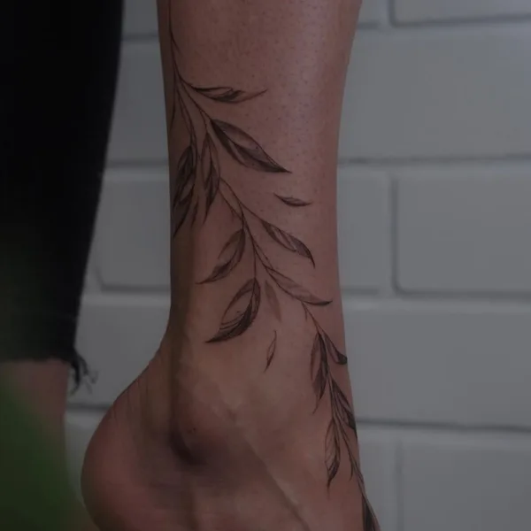 Ботаника tattoo by Настя Sidor in Воронеж