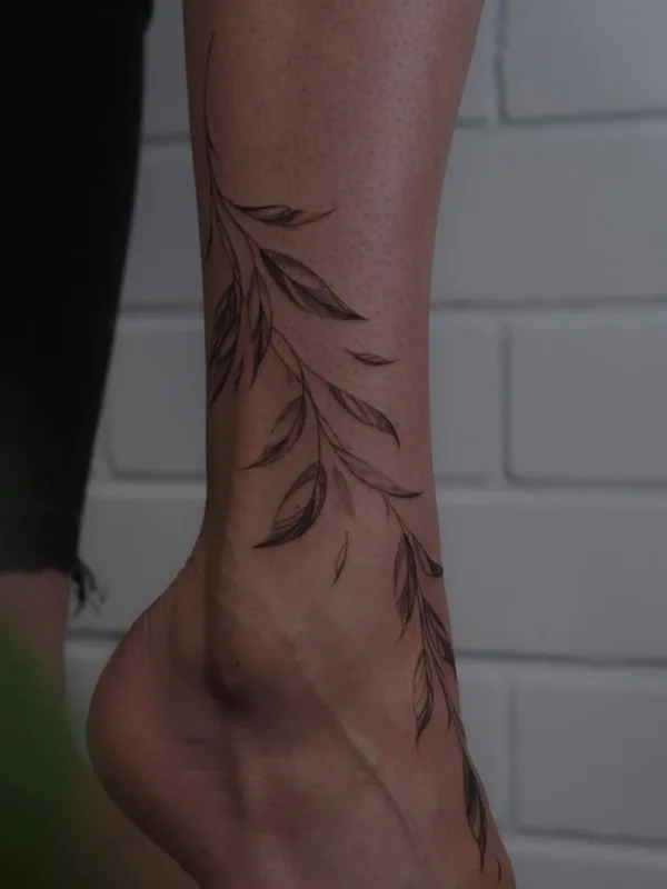Ботаника tattoo by Настя Sidor in Воронеж