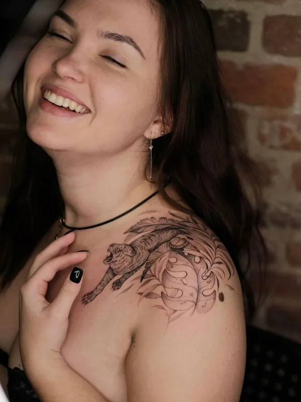 Ботаника tattoo by Настя Sidor in Воронеж
