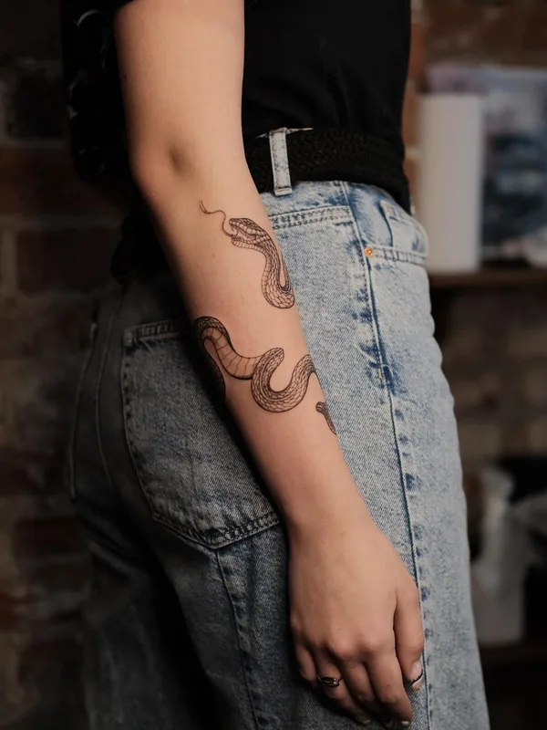 Ботаника tattoo by Настя Sidor in Воронеж