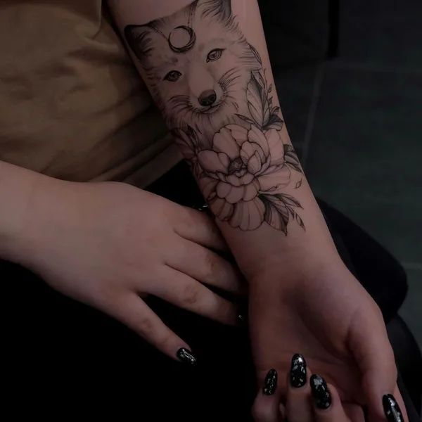 Ботаника tattoo by Настя Sidor in Воронеж