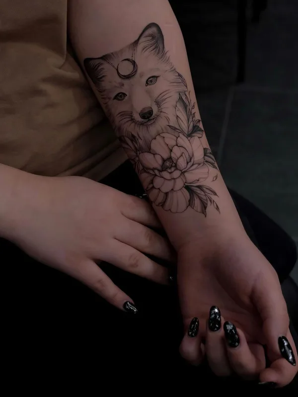 Ботаника tattoo by Настя Sidor in Воронеж