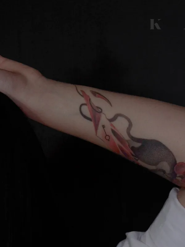 color illustrative татуировка на forearm #48353 | Тату мастер Екатерина Като