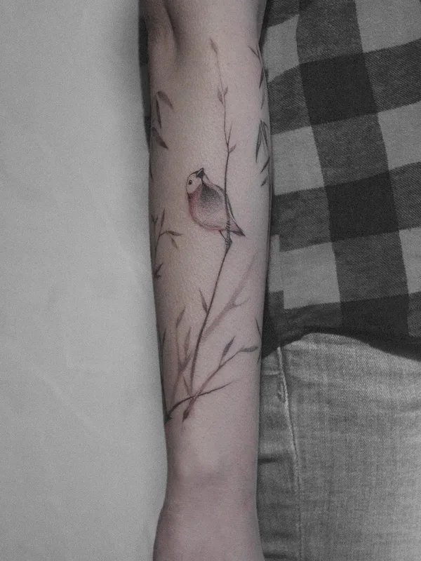 color watercolor татуировка на forearm #48355 | Тату мастер Екатерина Като
