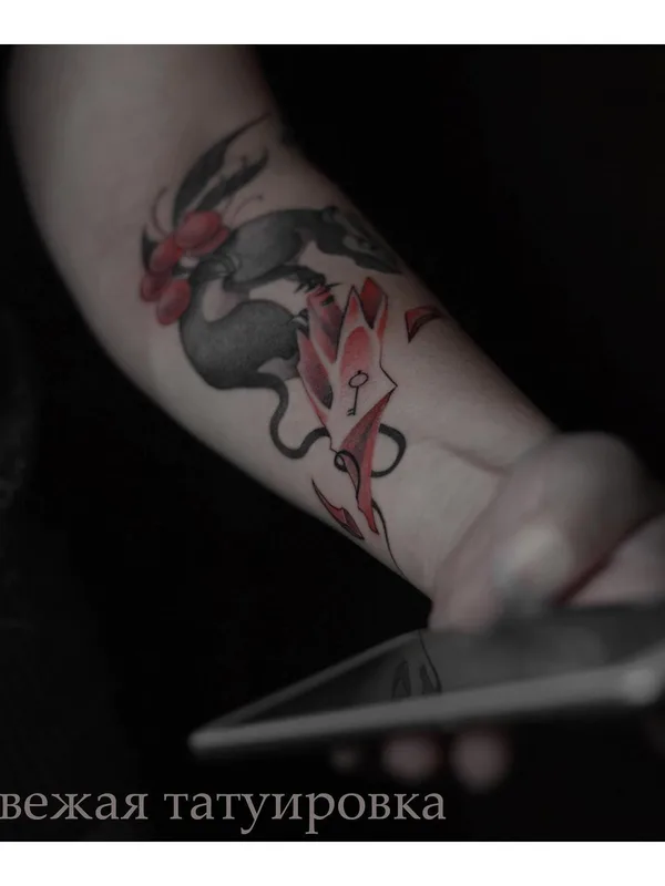 color illustrative татуировка на forearm #48354 | Тату мастер Екатерина Като
