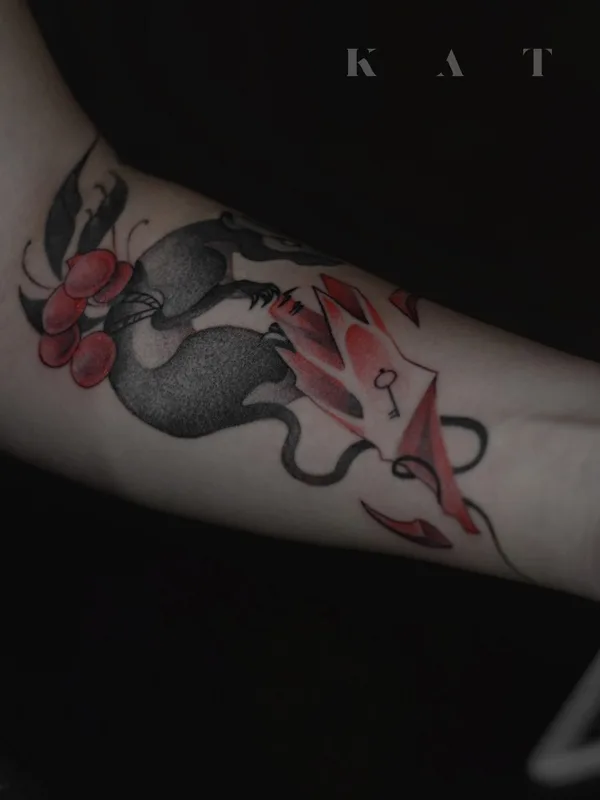 color illustrative татуировка на forearm #48351 | Тату мастер Екатерина Като