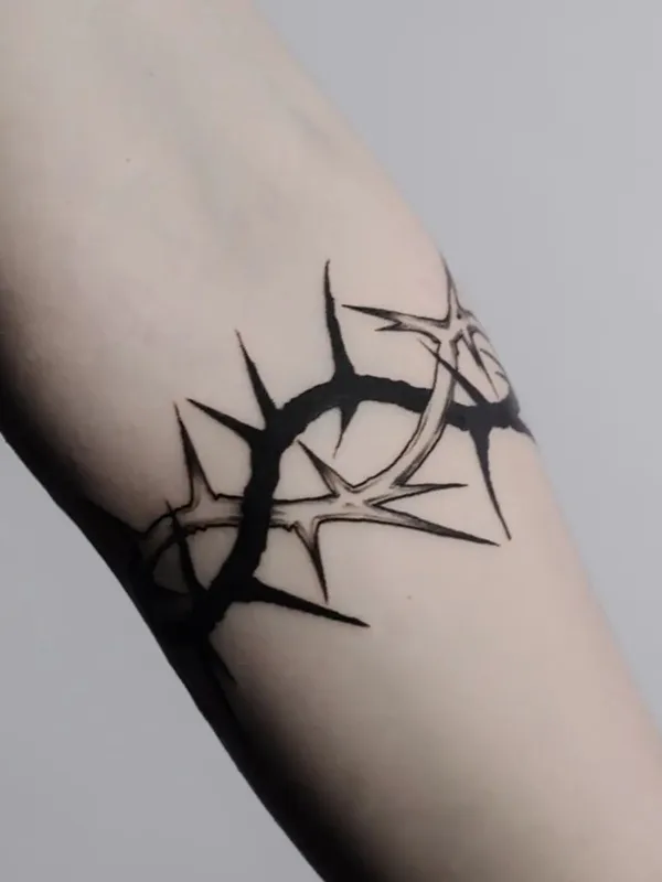 black blackwork Tatuagem em forearm #48364 | Tatuador Dober Akharu