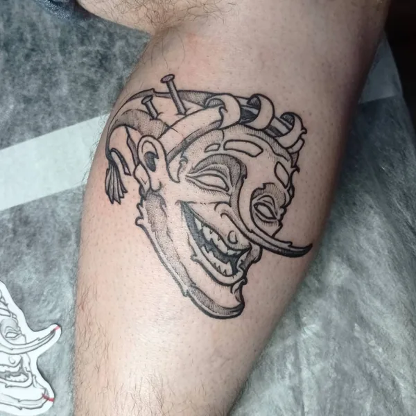 Graphic tattoo by Dober Akharu in Воронеж