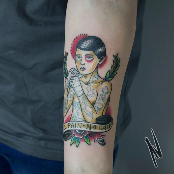 New School tattoo by Voronin Pavel in Воронеж