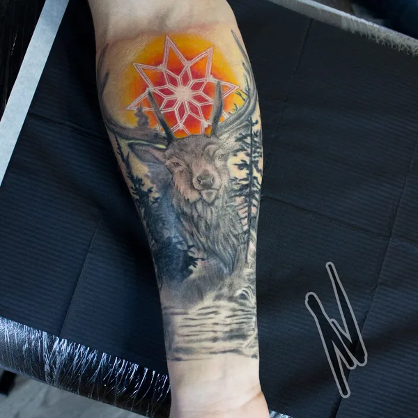 New School tattoo by Voronin Pavel in Воронеж