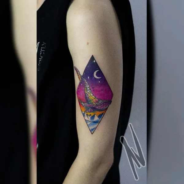 New School tattoo by Voronin Pavel in Воронеж