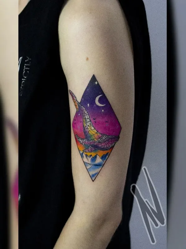 color illustrative Tatuaggio su upper arm #48425 | Tatuatore Voronin Pavel