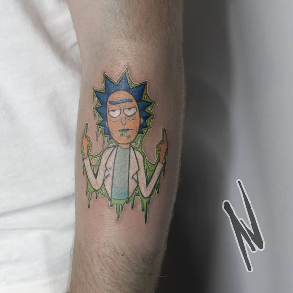 New School tattoo by Voronin Pavel in Воронеж