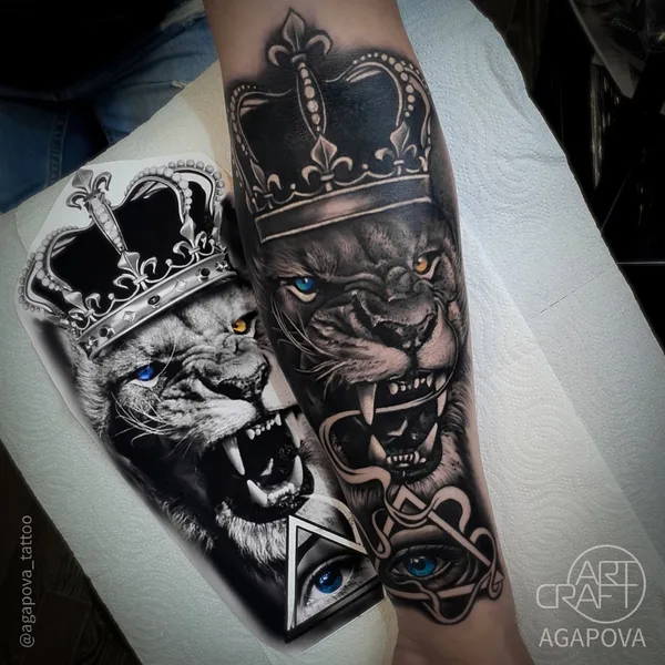 avant-garde tattoo by Анастасия Агапова in Екатеринбург