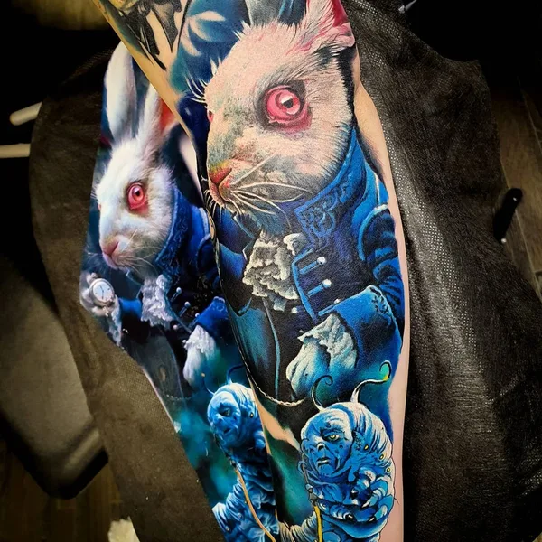 avant-garde tattoo by Анастасия Агапова in Екатеринбург