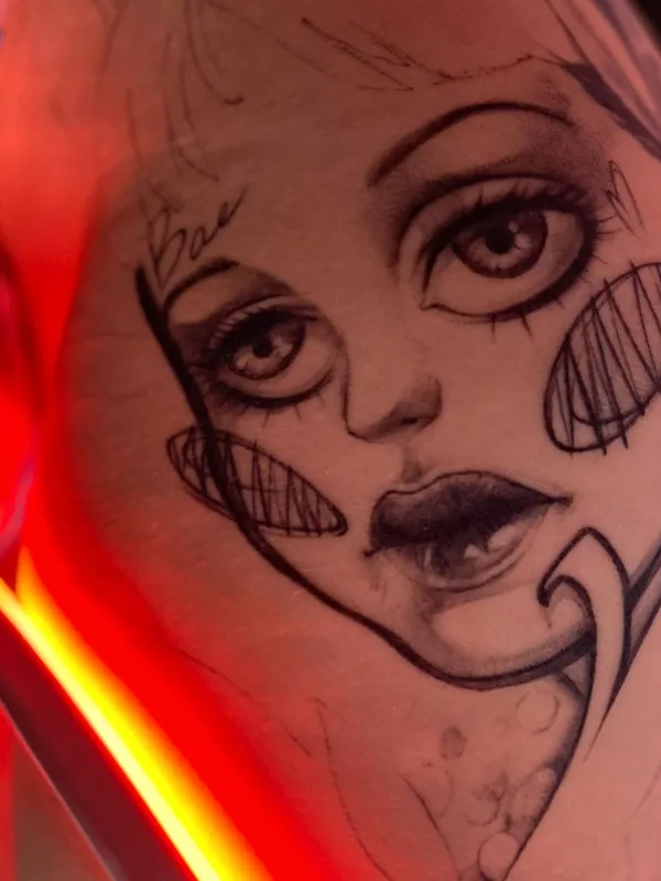 black and grey sketch татуировка на upper arm #48491 | Тату мастер Татьяна Icytattoo