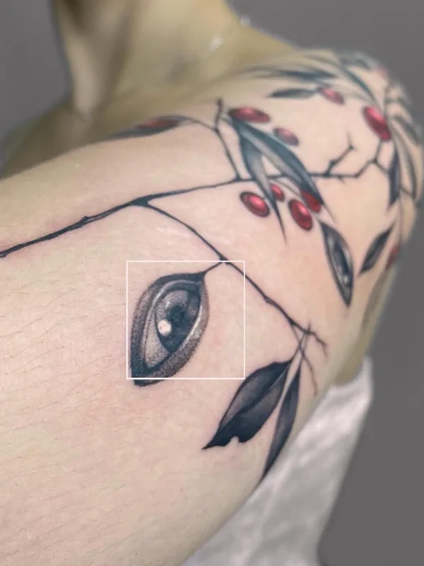 color illustrative татуировка на shoulder #48482 | Тату мастер Татьяна Icytattoo