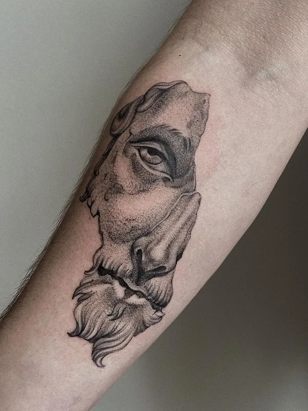 black and grey black and grey tatouage sur forearm #48535 | Artiste tatoueur Дарина Кириллова