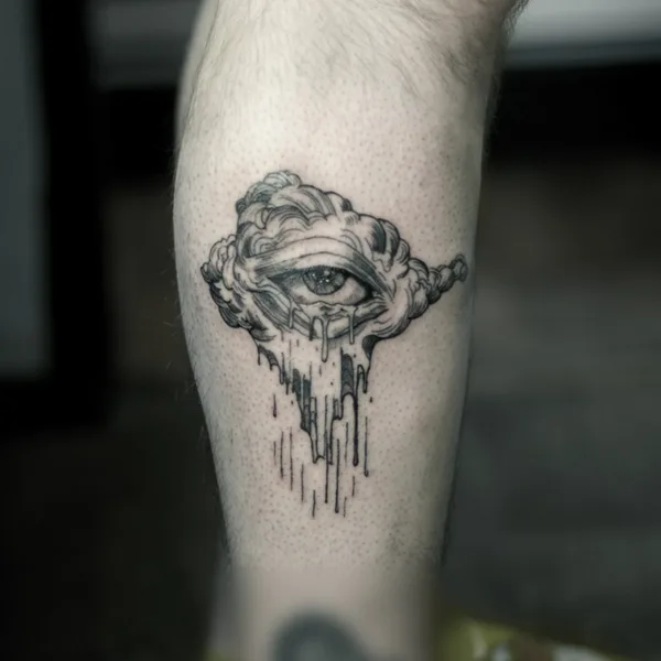 Graphic tattoo by Пантель Воронеж in Воронеж
