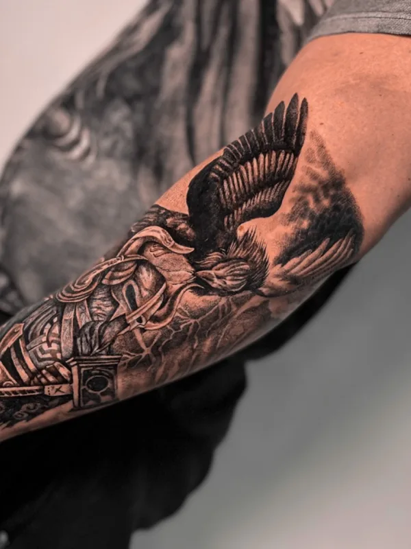 male black and grey black and grey tatuaje en forearm #65405 | Tatuador Nika Nixttay