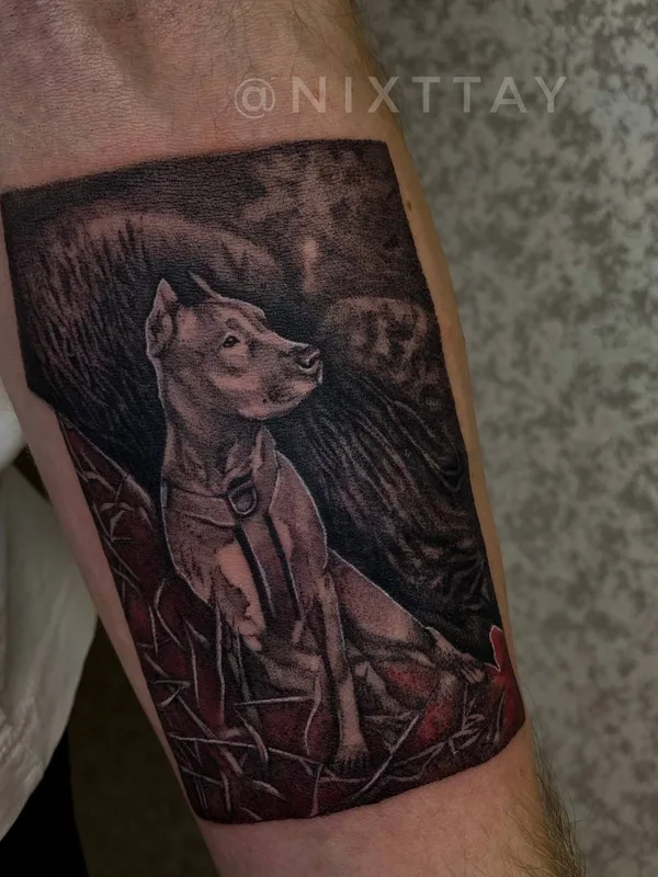 black and grey realism tatuaje en forearm #65406 | Tatuador Nika Nixttay