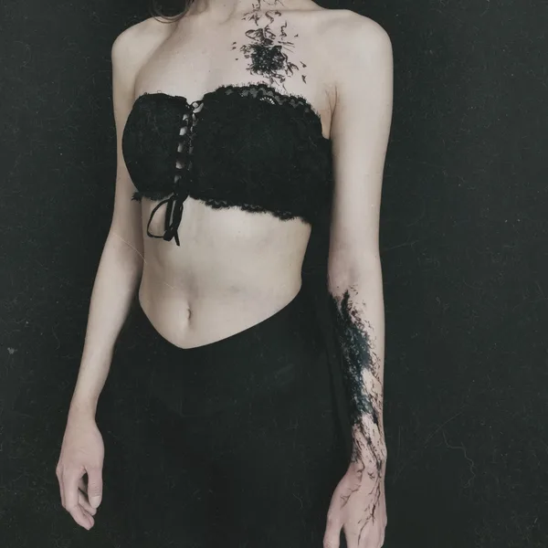Abstract tattoo by Anastasia Salem in Екатеринбург