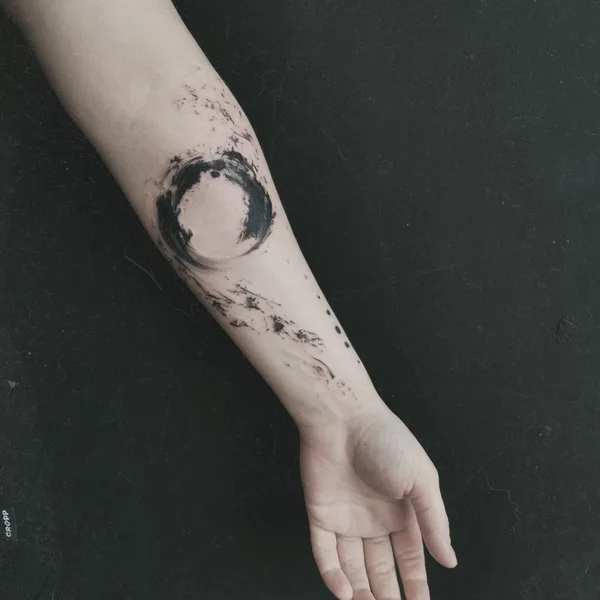 Abstract tattoo by Anastasia Salem in Екатеринбург