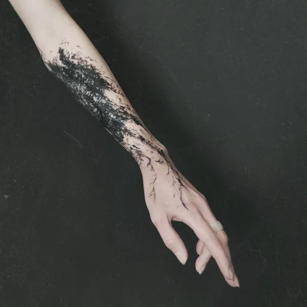 Abstract tattoo by Anastasia Salem in Екатеринбург