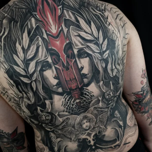 Graphic tattoo by Дмитрий Thornboy
