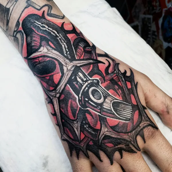Graphic tattoo by Дмитрий Thornboy