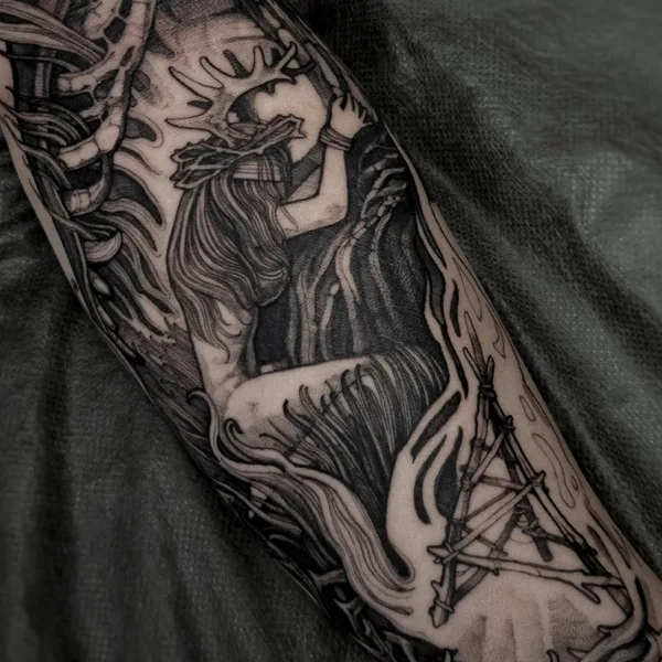 Graphic tattoo by Дмитрий Thornboy
