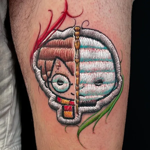 patch tattoo by @amirmeir1 in Tel Aviv - Jaffa