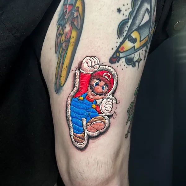 patch tattoo by @amirmeir1 in Tel Aviv - Jaffa