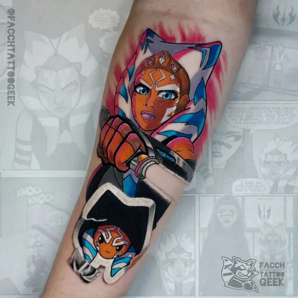patch tattoo by facchtattoogeek in São Paulo