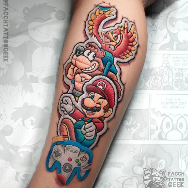 patch tattoo by facchtattoogeek in São Paulo