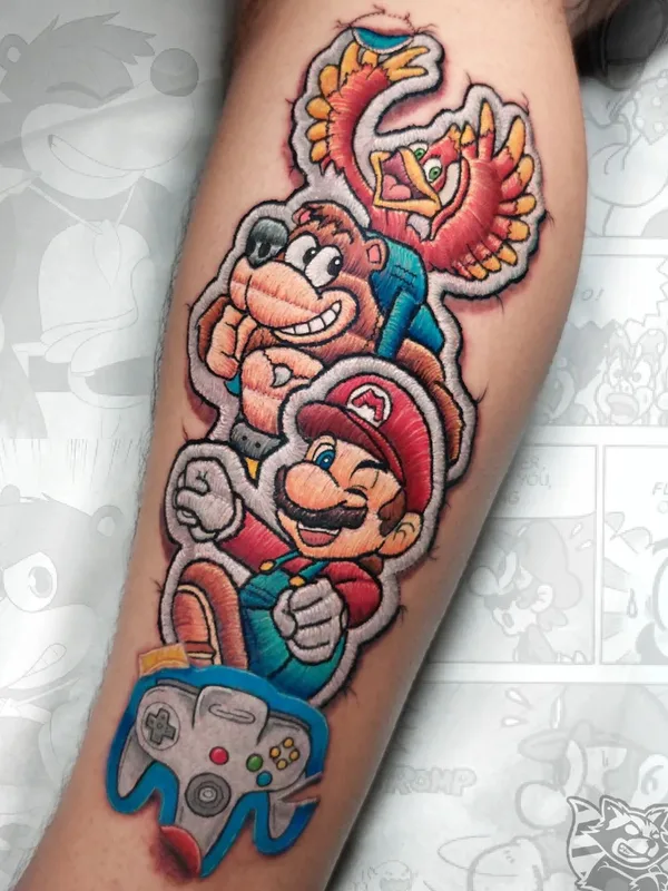 color illustrative tattoo auf forearm #68393 | Tätowierer facchtattoogeek