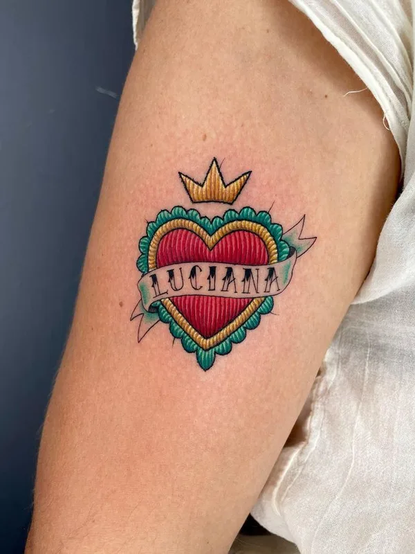 color traditional Tatuaggio su bicep #68433 | Tatuatore Alicia Casale