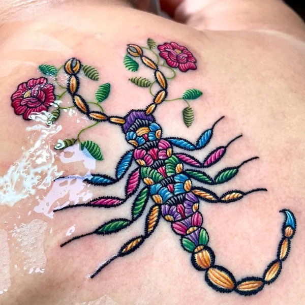 patch tattoo by Alicia Casale in México