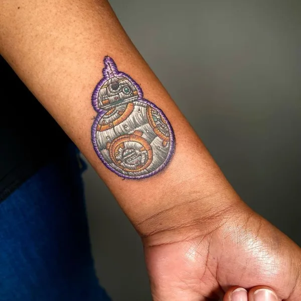 Illustrative tattoo by vskywalkers in Philadelphia