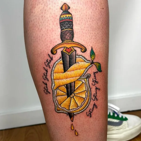 Illustrative tattoo by vskywalkers in Philadelphia
