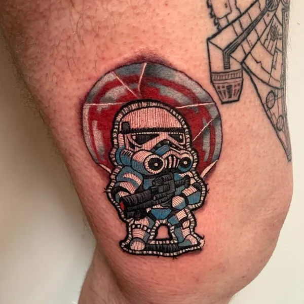 patch tattoo by Phil Denby in Gorleston-on-Sea
